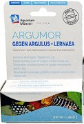 AQUARIUM MUNSTER ARGUMOR Эффективное лекарство для лечения Морских и Пресноводных декоративных рыб от карпоедов (Argulus), якорных червей (Lernaea), кожных червей (Gyrodactylus), жаберных червей (Dactylogyrus) и ленточных червей (Cestodes) 20мл на 400л [Mun-18085]