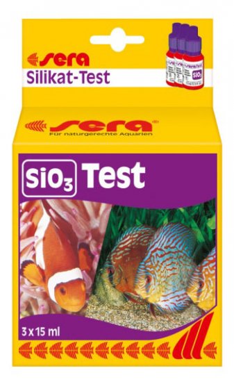 SERA SILICATE-TEST - тест на определение содержания силикатов 3* 15 мл - Кликните на картинке чтобы закрыть