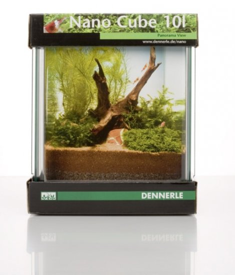 DENNERLE NanoCube 10L комплект НаноКьюб Аквариум 20x20x25см 10л - Кликните на картинке чтобы закрыть