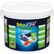 TetraPro Algae Multi-Crisps корм для растительноядных рыб круглые тонкие пластинки ведро 10л