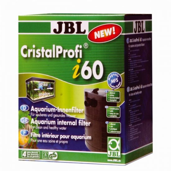 JBL CristalProfi i60 Внутренний фильтр для аквариумов до 80л длиной до 60см 300-800л/ч - Кликните на картинке чтобы закрыть