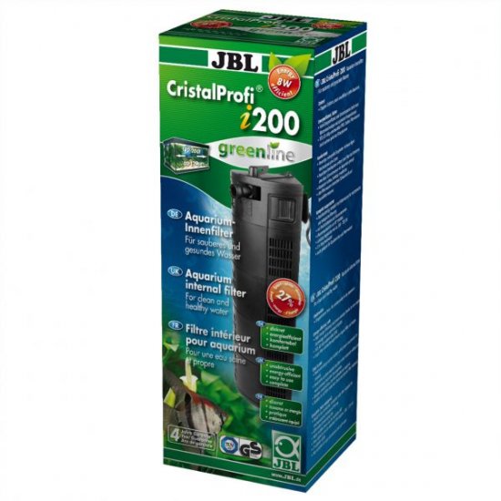 JBL CristalProfi i200 greenline Внутренний угловой фильтр для аквариумов 130-200л 300-720л/ч - Кликните на картинке чтобы закрыть
