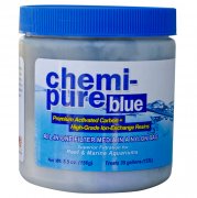 Chemi-Pure Blue Новый уникальный состав биофильтр. наполн. для Морских и Пресноводных Аквариумов удаляет широкий спектр вредных элементов до 133л, пласт. банка 156г [16753-5]