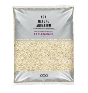 ADA La Plata sand декоративный песчаный грунт (до 3мм) ярко-белый пакет 2кг - Кликните на картинке чтобы закрыть