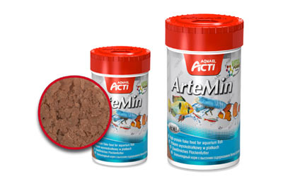 AQUAEL Acti ArteMin 250мл (47гр) корм Артемия для всех рыб (хлопья) содержит около 20 аминокислот (источник энергии) (02546) - Кликните на картинке чтобы закрыть
