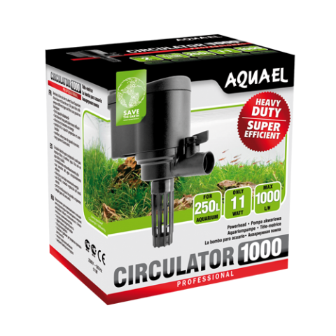AQUAEL Circulator 1000 помпа-циркулятор до 1000л/ч 11Вт h 1.1м - Кликните на картинке чтобы закрыть