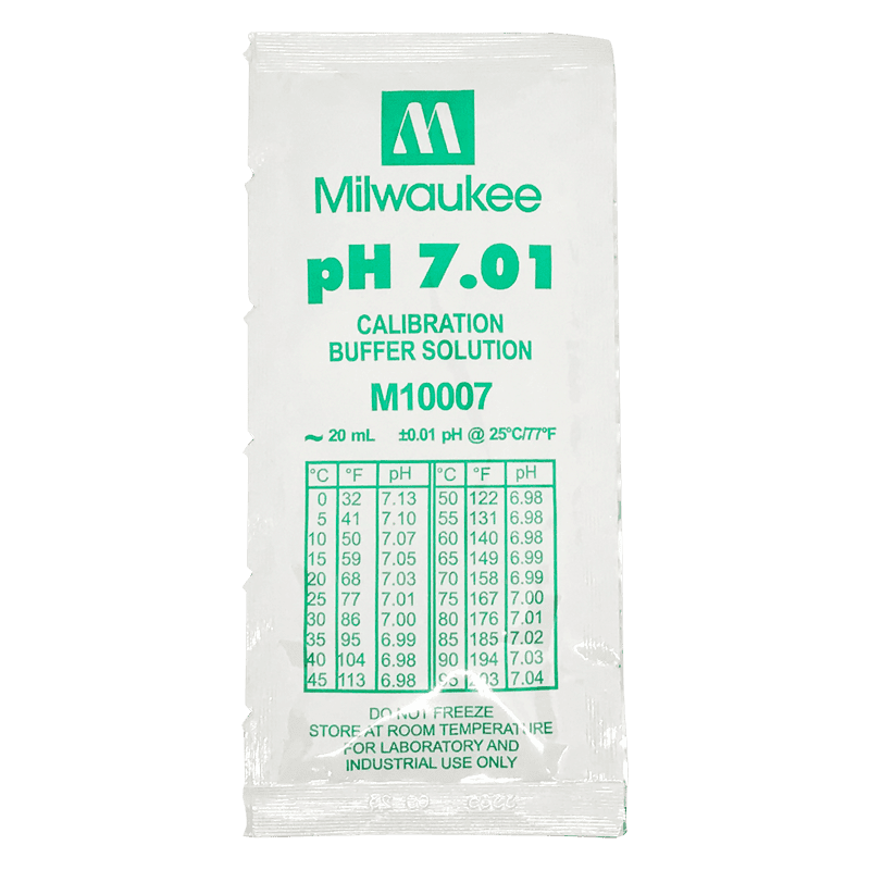 Milwaukee PH 7.01 Калибровочный раствор герметичный пакет 20мл [М10007В]