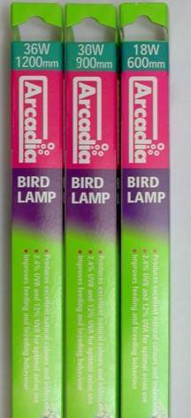 Arcadia Bird Lamp FB30 30Вт 90см G13 D26мм 5600K 2,4%UVB 12%UVA люм. лампа д/птиц - Кликните на картинке чтобы закрыть