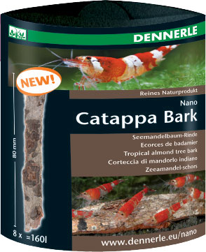 DENNERLE Nano Catappa Bark кора тропического миндального дерева 8шт по 80мм для 160л - Кликните на картинке чтобы закрыть