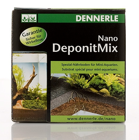 DENNERLE Nano DeponitMix Нано Депонит Микс. Специальный питательный грунт для мини-аквариумов 1кг - Кликните на картинке чтобы закрыть