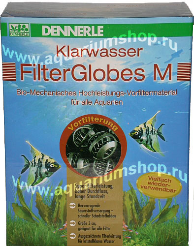 DENNERLE ClearWater FilterGlobes M биомеханический наполнитель 1.000мл - Кликните на картинке чтобы закрыть