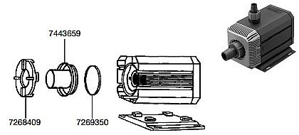 EHEIM Резиновое уплотнительное кольцо для помп и фильтров 1060/2260/3160/3460 (2шт) - Кликните на картинке чтобы закрыть