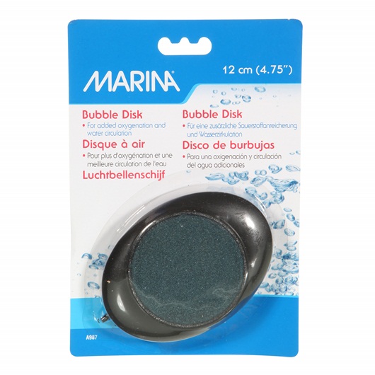 HAGEN Marina Deluxe Bubble Disk распылитель камень черный диск D=12см - Кликните на картинке чтобы закрыть
