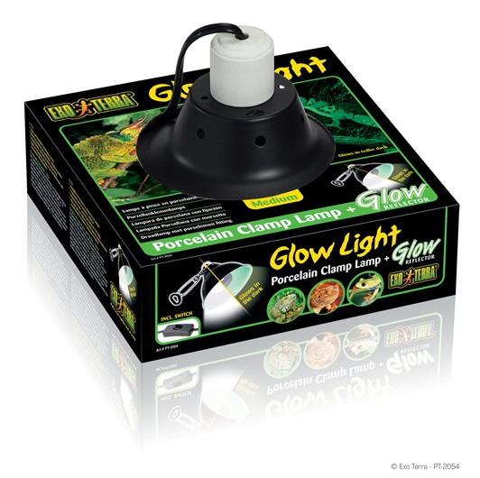 HAGEN Exo Terra Glow Light Светильник навесной для ламп накаливания Ø21см - Кликните на картинке чтобы закрыть