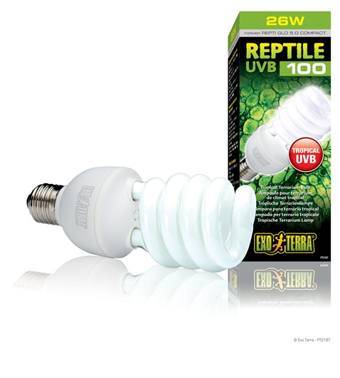 HAGEN Лампа Repti Glo 5.0 Compact 26Вт - Кликните на картинке чтобы закрыть