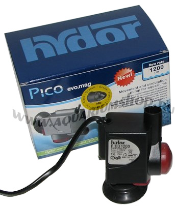 HYDOR PICO EVO-MAG 1200 минипомпа с магнит. креплением и дефлектором Flo 1120л/ч 7Вт - Кликните на картинке чтобы закрыть