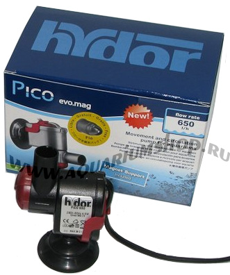 HYDOR PICO EVO-MAG 650 минипомпа с магнит. креплением и дефлектором Flo 650л/ч 4.5Вт - Кликните на картинке чтобы закрыть