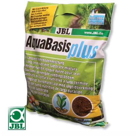 JBL AquaBasis plus - Готовая смесь питательных элементов для новых аквариумов 5л - Кликните на картинке чтобы закрыть