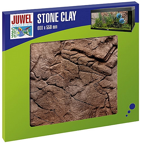 JUWEL Stone clay фон рельефный 60x55см глина - Кликните на картинке чтобы закрыть