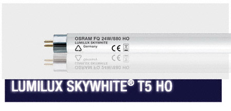 OSRAM FQ 24W/880 HO Lumilux SKYWHITE T5 24Вт 55см G5 D16мм 8000K (дневной белый) люм. лампа - Кликните на картинке чтобы закрыть