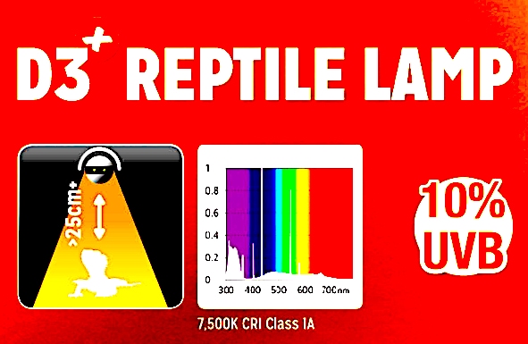 Reptile Systems D3+ Reptile Lamp T8 10% Люминесцентная лампа для Рептилий Т8 15Вт UV-B 10% 45 см 7500 K - Кликните на картинке чтобы закрыть