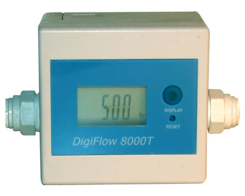 Digiflow 8000T Измеритель потока воды электронный для обратного осмоса - Кликните на картинке чтобы закрыть