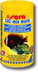 SERA GVG-MIX MARIN - хлопьевидный корм для морских рыб с лакомыми кусочками 250мл - Кликните на картинке чтобы закрыть