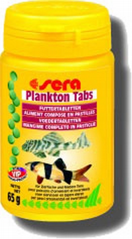 SERA PREMIUM PLANKTON - корм в виде таблеток из планктона для пресноводных сомиков, вьюновых и морских рыб 130 таб. 50мл - Кликните на картинке чтобы закрыть