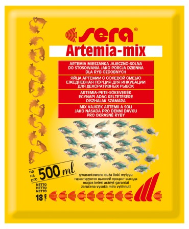 SERA ARTEMIA-MIX - готовая смесь для выращивания науплий (детенышей) артемии 18г - Кликните на картинке чтобы закрыть