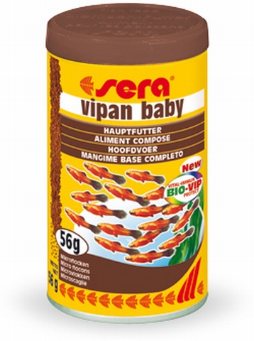 SERA VIPAN Baby - корм для подросших мальков икромечущих рыб и для новорожденных мальков живородящих карпозубых ведро 1.3кг - Кликните на картинке чтобы закрыть
