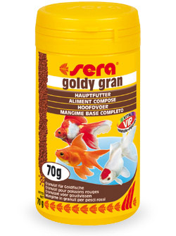 SERA GOLDY Gran - гранулированный корм для золотых рыбок 250мл - Кликните на картинке чтобы закрыть