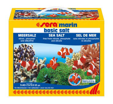 SERA PREMIUM SEA SALT - морская соль на 40 литров 1.3кг - Кликните на картинке чтобы закрыть