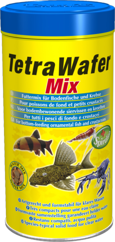 TetraWaferMix корм для всех донных рыб в пластинках долго не распадающихся в воде. Подходит для ракообразных 1000мл - Кликните на картинке чтобы закрыть