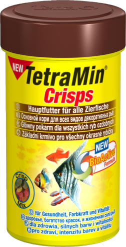 TetraMin Crisps - корм для всех видов рыб в виде чипсов 100мл - Кликните на картинке чтобы закрыть