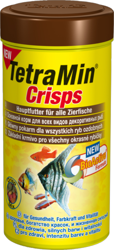TetraMin Crisps - корм для всех видов рыб в виде чипсов 250мл - Кликните на картинке чтобы закрыть