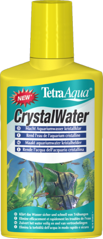 Tetra CrystalWater быстро и эффективно очищает воду от помутнений (для 500л) 250мл - Кликните на картинке чтобы закрыть
