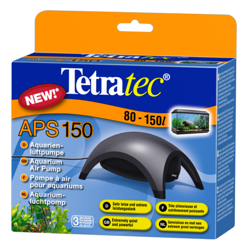 Tetratec АРS 150 компрессор для аквариума 80-150л 150л/ч 3.1Вт - Кликните на картинке чтобы закрыть