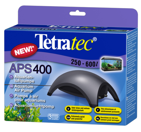 Tetratec АРS 400 компрессор двухканальный для аквариума 250-600л 400л/ч 4.5Вт - Кликните на картинке чтобы закрыть