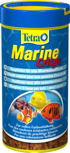 TetraMarine Crisps - корм для всех морских рыб в виде чипсов, 250мл - Кликните на картинке чтобы закрыть