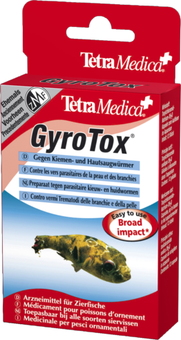Tetra GyroTox лекарство для рыб от червей сосальщиков (для 300л) 12 капсул - Кликните на картинке чтобы закрыть