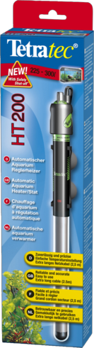 Tetratec HT200 нагреватель с терморегулятором для аквариумов 225-300л 200Bт - Кликните на картинке чтобы закрыть