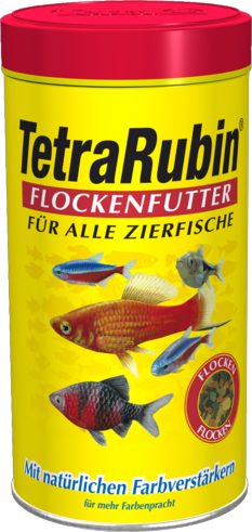 TetraRubin - корм для улучшения окраса всех видов рыб с высоким содержанием каротиноидов, хлопья, 1000мл - Кликните на картинке чтобы закрыть