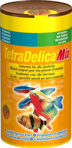 TetraDelica Mix - хлопья из сублимированных кормовых организмов, 4 вида, 100мл - Кликните на картинке чтобы закрыть
