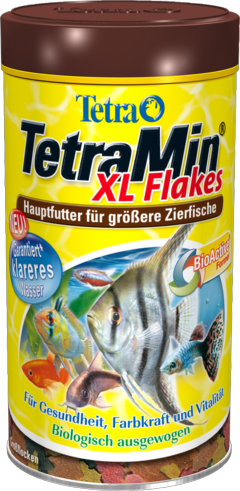 TetraMin XL - основной корм для всех видов рыб, крупные хлопья, 500мл - Кликните на картинке чтобы закрыть