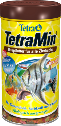 TetraMin - основной корм для всех видов рыб хлопья. Новая формула - меньше отходов чистая вода 500мл - Кликните на картинке чтобы закрыть