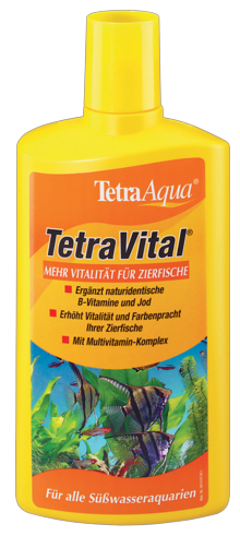 TetraVital кондиционер для поддержания естеств. условий пресноводных аквариумов (для 1000л) 500мл - Кликните на картинке чтобы закрыть