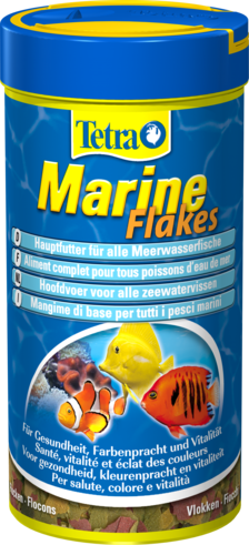TetraMarine Flakes - корм для морских рыб, хлопья 250мл - Кликните на картинке чтобы закрыть