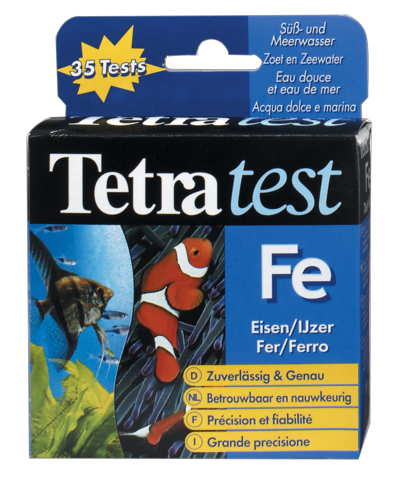 TetraTest Fe-Тест на Железо для пресной/морской воды 10мл - Кликните на картинке чтобы закрыть