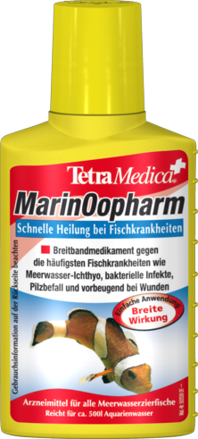 Tetra MarinOopharm для лечения наиболее часто встречающихся болезней морских рыб (для 200-800л) 100мл - Кликните на картинке чтобы закрыть