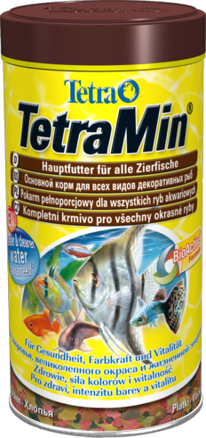 TetraMin - основной корм для всех видов рыб хлопья. Новая формула - меньше отходов чистая вода 1000мл - Кликните на картинке чтобы закрыть